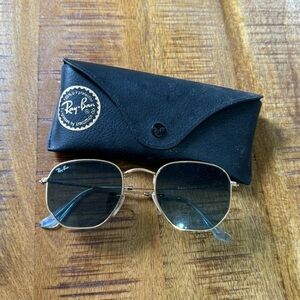 Ray ban hexagon blue sunglasses